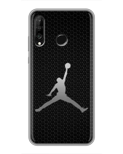 Чохол для Huawei P30 Lite / Nova 4e з картинкою «Jordan Dark Carbon» Чохол для Huawei P30 Lite / Nova 4e з картинкою «Jordan Dark Carbon»