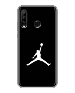 Чохол для Huawei P30 Lite / Nova 4e з картинкою «Jordan Silhouette»