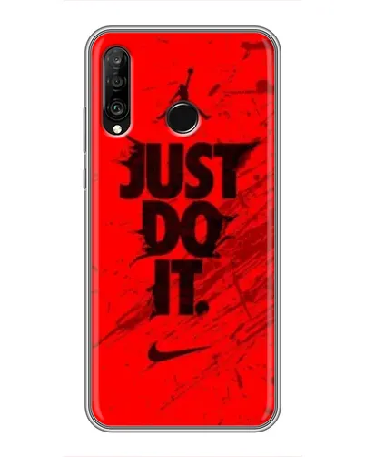 Чохол для Huawei P30 Lite / Nova 4e з картинкою «Nike Just Do It» Чохол для Huawei P30 Lite / Nova 4e з картинкою «Nike Just Do It»