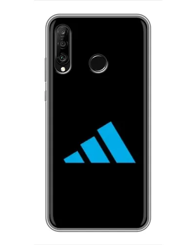 Чохол для Huawei P30 Lite / Nova 4e з картинкою «Adidas Cyan Logo» Чохол для Huawei P30 Lite / Nova 4e з картинкою «Adidas Cyan Logo»