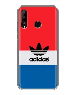 Чохол для Huawei P30 Lite / Nova 4e з картинкою «Ретро блоки Adidas»