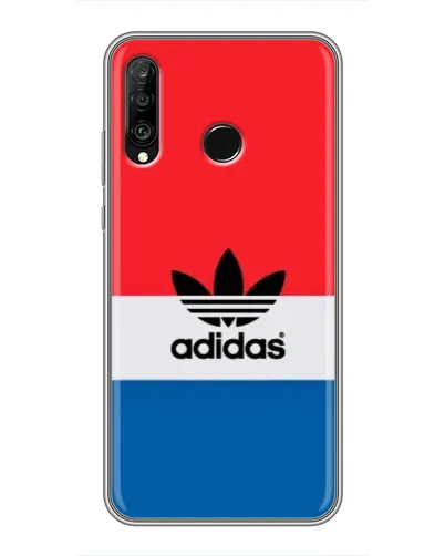 Чохол для Huawei P30 Lite / Nova 4e з картинкою «Ретро блоки Adidas» Чохол для Huawei P30 Lite / Nova 4e з картинкою «Ретро блоки Adidas»
