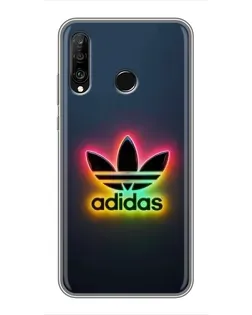 Чохол для Huawei P30 Lite / Nova 4e з картинкою «Неоновий Adidas»