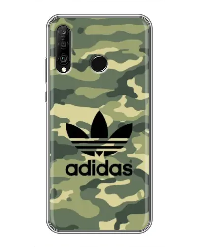 Чохол для Huawei P30 Lite / Nova 4e з картинкою «Мілітарі стиль Adidas» Чохол для Huawei P30 Lite / Nova 4e з картинкою «Мілітарі стиль Adidas»