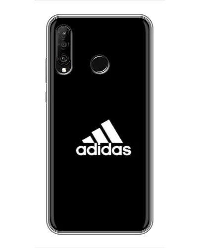 Чохол для Huawei P30 Lite / Nova 4e з картинкою «Чорна класика Adidas» Чохол для Huawei P30 Lite / Nova 4e з картинкою «Чорна класика Adidas»