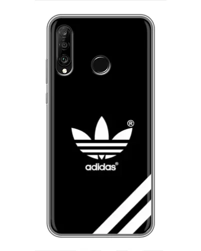 Чохол для Huawei P30 Lite / Nova 4e з картинкою «Adidas з діагональними смугами» Чохол для Huawei P30 Lite / Nova 4e з картинкою «Adidas з діагональними смугами»