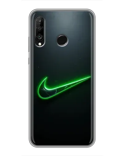 Чохол для Huawei P30 Lite / Nova 4e з картинкою «Неоновий контур Nike» Чохол для Huawei P30 Lite / Nova 4e з картинкою «Неоновий контур Nike»