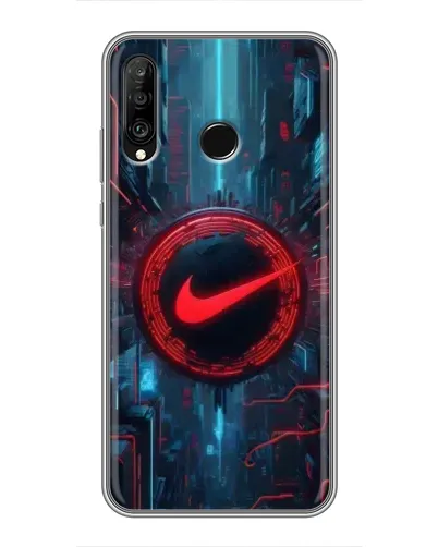 Чохол для Huawei P30 Lite / Nova 4e з картинкою «Техногенний стиль Nike» Чохол для Huawei P30 Lite / Nova 4e з картинкою «Техногенний стиль Nike»
