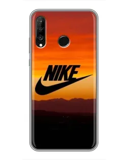 Чехол для Huawei P30 Lite / Nova 4e с картинкой «Nike — вечерний горизонт»