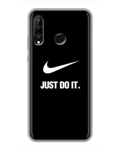 Чохол для Huawei P30 Lite / Nova 4e з картинкою «Класичний принт Nike» Чохол для Huawei P30 Lite / Nova 4e з картинкою «Класичний принт Nike»