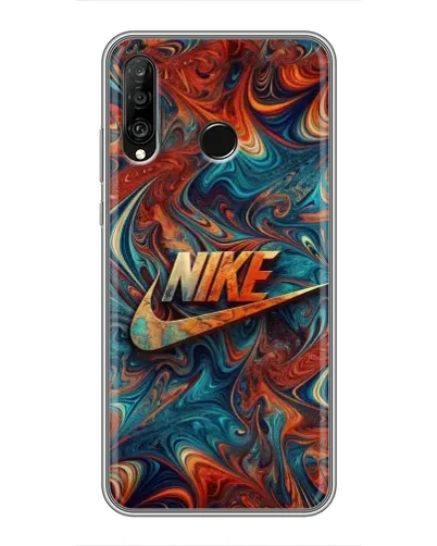 Чохол для Huawei P30 Lite / Nova 4e з картинкою «Nike в абстракції» Чохол для Huawei P30 Lite / Nova 4e з картинкою «Nike в абстракції»