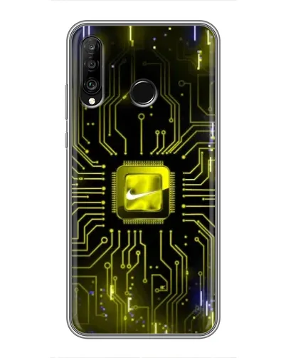 Чохол для Huawei P30 Lite / Nova 4e з картинкою «Nike — золота іскра» Чохол для Huawei P30 Lite / Nova 4e з картинкою «Nike — золота іскра»