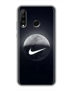 Чехол для Huawei P30 Lite / Nova 4e с картинкой «Nike в стиле граффити»