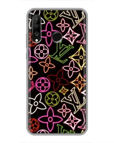 Чохол для Huawei P30 Lite / Nova 4e з картинкою «Неоновий мікс Nike» Чохол для Huawei P30 Lite / Nova 4e з картинкою «Неоновий мікс Nike»