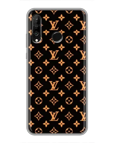 Чохол для Huawei P30 Lite / Nova 4e з картинкою «Золота монограма LV» Чохол для Huawei P30 Lite / Nova 4e з картинкою «Золота монограма LV»