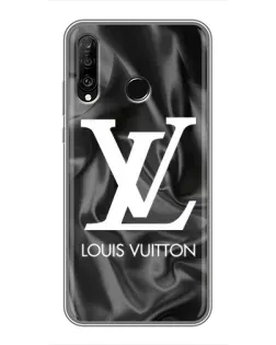 Чохол для Huawei P30 Lite / Nova 4e з картинкою «Шовковий Louis Vuitton»