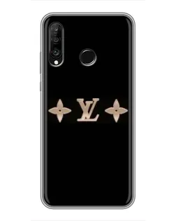 Чохол для Huawei P30 Lite / Nova 4e з картинкою «Louis Vuitton — мінімалізм»