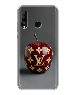 Чохол для Huawei P30 Lite / Nova 4e з картинкою «Червоне яблуко LV»