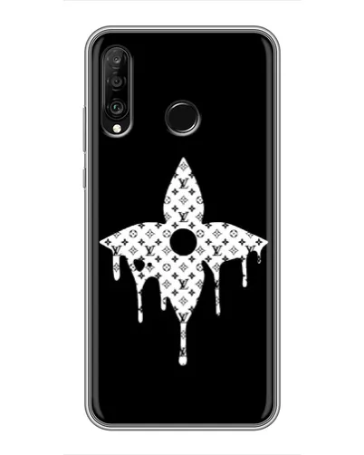 Чохол для Huawei P30 Lite / Nova 4e з картинкою «Квіткова монограма» Чохол для Huawei P30 Lite / Nova 4e з картинкою «Квіткова монограма»