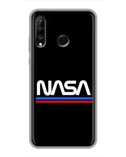 Чохол для Huawei P30 Lite / Nova 4e з картинкою «NASA — класика Red Blue» Чохол для Huawei P30 Lite / Nova 4e з картинкою «NASA — класика Red Blue»