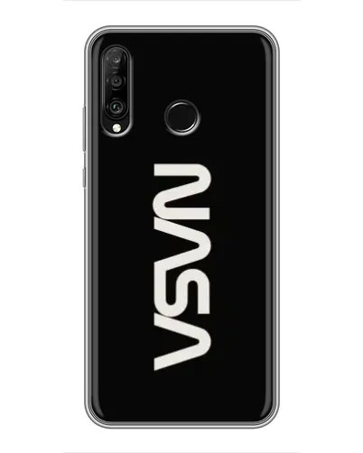 Чохол для Huawei P30 Lite / Nova 4e з картинкою «NASA — вертикальний логотип» Чохол для Huawei P30 Lite / Nova 4e з картинкою «NASA — вертикальний логотип»