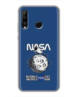 Чохол для Huawei P30 Lite / Nova 4e з картинкою «NASA — місячна місія»