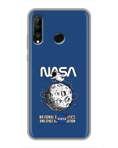 Чохол для Huawei P30 Lite / Nova 4e з картинкою «NASA — місячна місія» Чохол для Huawei P30 Lite / Nova 4e з картинкою «NASA — місячна місія»