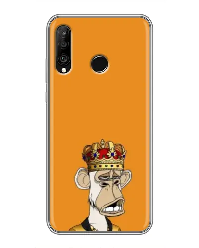 Чохол для Huawei P30 Lite / Nova 4e з картинкою «Золота мавпа Bored Ape» Чохол для Huawei P30 Lite / Nova 4e з картинкою «Золота мавпа Bored Ape»