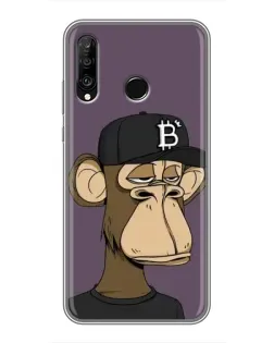 Чохол для Huawei P30 Lite / Nova 4e з картинкою «Bored Ape в кепці»