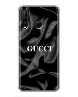 Чехол для Huawei P30 Lite / Nova 4e с картинкой «Gucci — шелковые волны»
