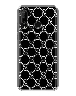 Чехол для Huawei P30 Lite / Nova 4e с картинкой «Gucci — сетчатый паттерн»