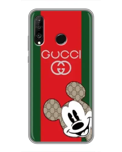 Чохол для Huawei P30 Lite / Nova 4e з картинкою «Gucci — смуги та Міккі» Чохол для Huawei P30 Lite / Nova 4e з картинкою «Gucci — смуги та Міккі»