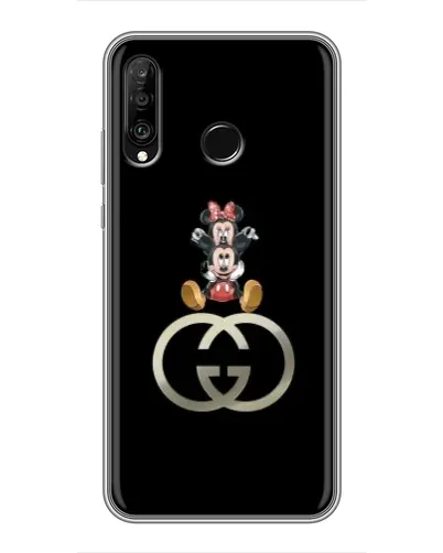 Чохол для Huawei P30 Lite / Nova 4e з картинкою «Мінні Маус на лого» Чохол для Huawei P30 Lite / Nova 4e з картинкою «Мінні Маус на лого»