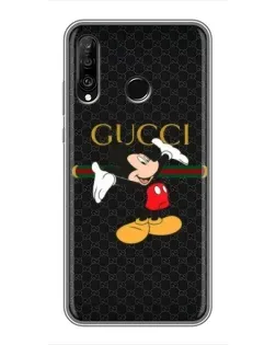 Чохол для Huawei P30 Lite / Nova 4e з картинкою «Міккі Маус Gucci»