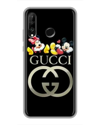 Чохол для Huawei P30 Lite / Nova 4e з картинкою «Gucci — герої Disney» Чохол для Huawei P30 Lite / Nova 4e з картинкою «Gucci — герої Disney»