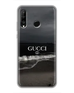 Чохол для Huawei P30 Lite / Nova 4e з картинкою «Gucci — морський прибій»