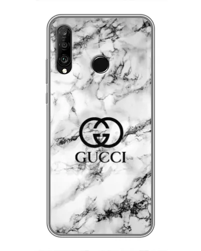 Чохол для Huawei P30 Lite / Nova 4e з картинкою «Gucci — мармуровий шик» Чохол для Huawei P30 Lite / Nova 4e з картинкою «Gucci — мармуровий шик»
