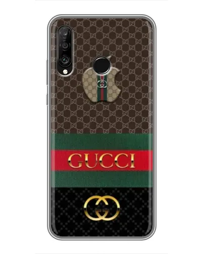 Чохол для Huawei P30 Lite / Nova 4e з картинкою «Gucci — брендований десерт» Чохол для Huawei P30 Lite / Nova 4e з картинкою «Gucci — брендований десерт»