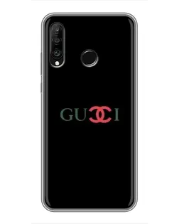 Чохол для Huawei P30 Lite / Nova 4e з картинкою «Gucci — червоний градієнт»