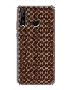 Чохол для Huawei P30 Lite / Nova 4e з картинкою «Gucci — шоколадна сітка» Чохол для Huawei P30 Lite / Nova 4e з картинкою «Gucci — шоколадна сітка»