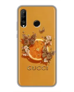 Чохол для Huawei P30 Lite / Nova 4e з картинкою «Gucci — золоті метелики» Чохол для Huawei P30 Lite / Nova 4e з картинкою «Gucci — золоті метелики»