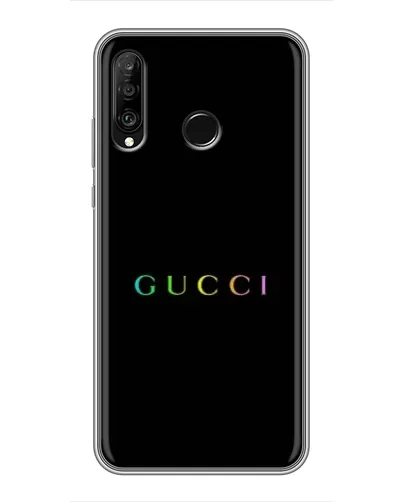 Чохол для Huawei P30 Lite / Nova 4e з картинкою «Gucci — неоновий мінімалізм» Чохол для Huawei P30 Lite / Nova 4e з картинкою «Gucci — неоновий мінімалізм»