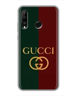 Чохол для Huawei P30 Lite / Nova 4e з картинкою «Gucci — темно-зелений градієнт» Чохол для Huawei P30 Lite / Nova 4e з картинкою «Gucci — темно-зелений градієнт»