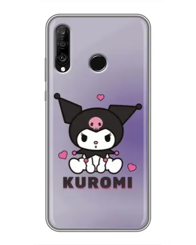 Чохол для Huawei P30 Lite / Nova 4e з картинкою «Kuromi — фіолетовий арт» Чохол для Huawei P30 Lite / Nova 4e з картинкою «Kuromi — фіолетовий арт»