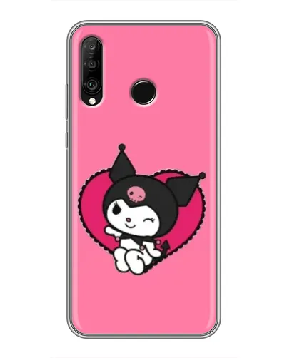 Чохол для Huawei P30 Lite / Nova 4e з картинкою «Kuromi — любов у серці» Чохол для Huawei P30 Lite / Nova 4e з картинкою «Kuromi — любов у серці»