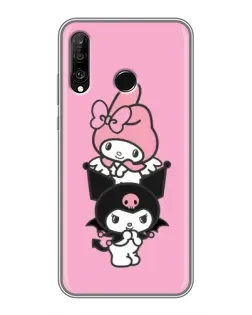 Чохол для Huawei P30 Lite / Nova 4e з картинкою «My Melody та Kuromi»
