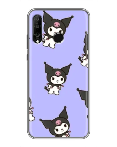 Чохол для Huawei P30 Lite / Nova 4e з картинкою «Паттерн з Kuromi» Чохол для Huawei P30 Lite / Nova 4e з картинкою «Паттерн з Kuromi»
