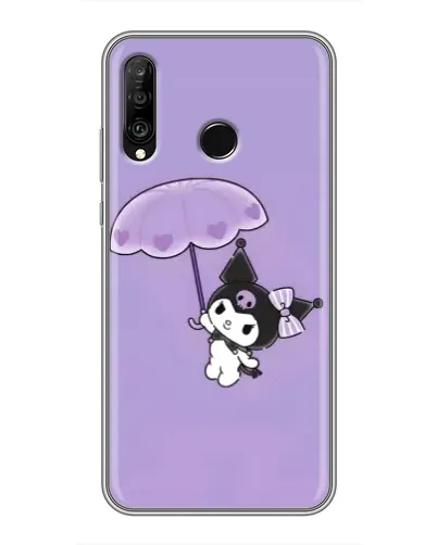Чохол для Huawei P30 Lite / Nova 4e з картинкою «Kuromi з парасолькою» Чохол для Huawei P30 Lite / Nova 4e з картинкою «Kuromi з парасолькою»