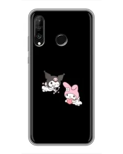 Чохол для Huawei P30 Lite / Nova 4e з картинкою «My Melody та Kuromi»