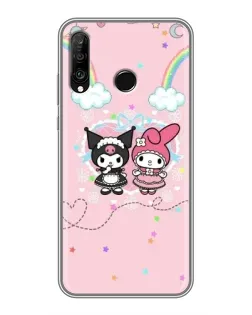 Чохол для Huawei P30 Lite / Nova 4e з картинкою «My Melody та Kuromi»